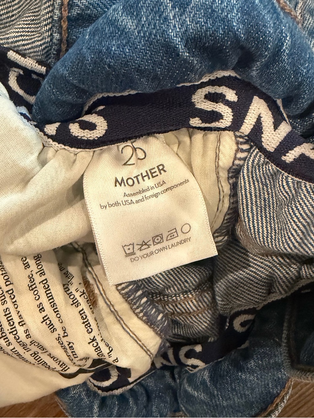 MOTHER SNACKS Doggie Bag Heel Jeans size 25 - Picture 6 of 6
